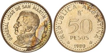 50 Pesos 1979-1981