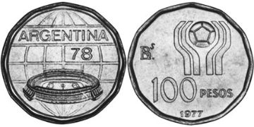 100 Pesos 1977-1978