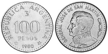 100 Pesos 1978-1980