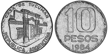 10 Pesos 1984-1985