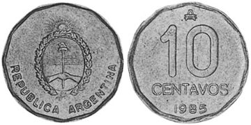 10 Centavos 1985-1988