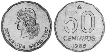50 Centavos 1985-1988