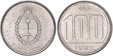 100 Australes 1990-1991