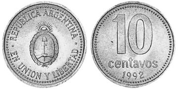 10 Centavos 1992-2005