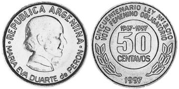 50 Centavos 1997