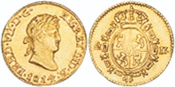 1/2 Escudo 1814-1820