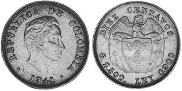 10 Centavos 1911-1942