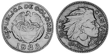 10 Centavos 1954-1966