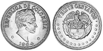 20 Centavos 1956-1965