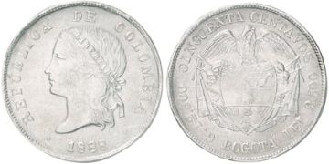 50 Centavos 1888