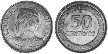 50 Centavos 1947-1948