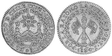 2 Escudos 1824-1834