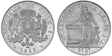 8 Escudos 1843-1845