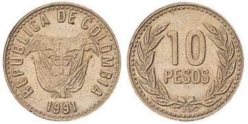 10 Pesos 1989-1994