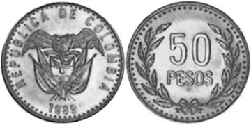 50 Pesos 1989-1993