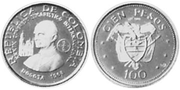 100 Pesos 1968