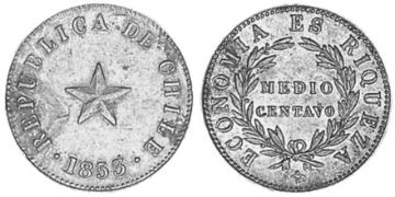1/2 Centavo 1853