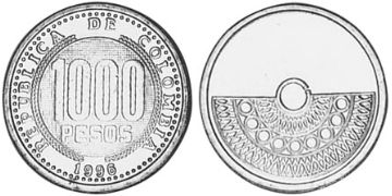 1000 Pesos 1996-1998