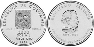 2000 Pesos 1973