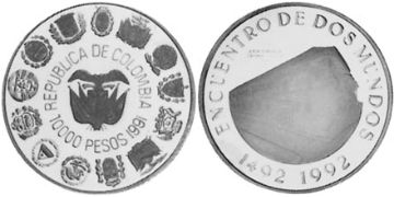10000 Pesos 1991