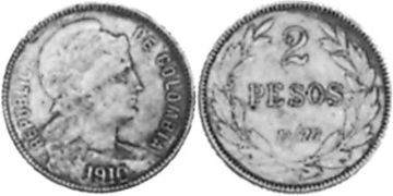 2 Pesos 1907-1914