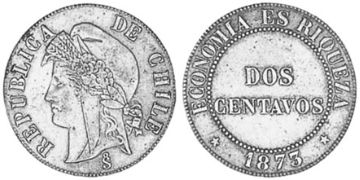 2 Centavos 1870-1877