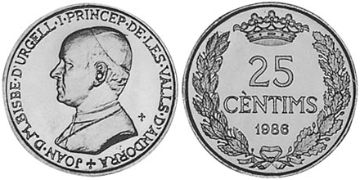 25 Centims 1986