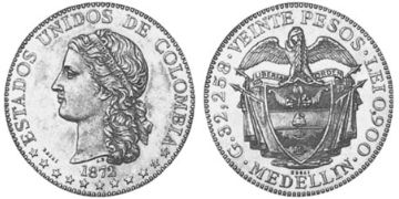 20 Pesos 1872
