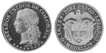 10 Pesos 1873