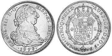 4 Escudos 1773-1784