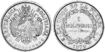 Boliviano 1870