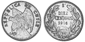 10 Centavos 1915-1919