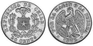 20 Centavos 1867-1879