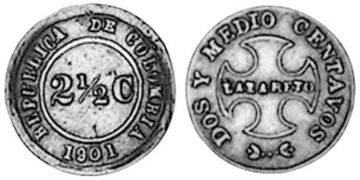 2-1/2 Centavos 1901