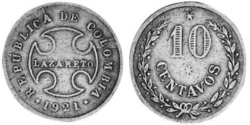 10 Centavos 1921