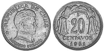 20 Centavos 1942-1953
