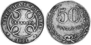 50 Centavos 1921