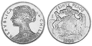 20 Pesos 1896-1917