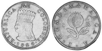 8 Reales 1820-1821