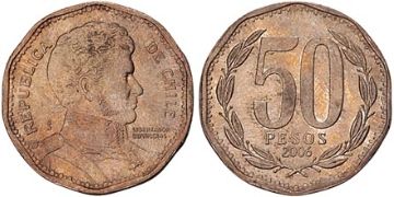 50 Pesos 1988-2012