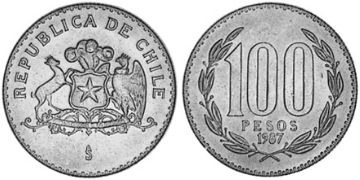 100 Pesos 1981-1987