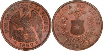 50 Centavos 1867