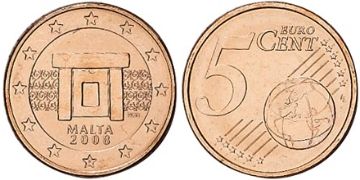 5 Euro Cent 2008-2012