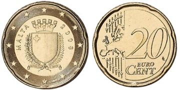 20 Euro Cent 2008-2012