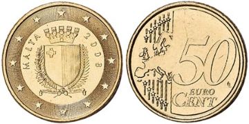 50 Euro Cent 2008-2012