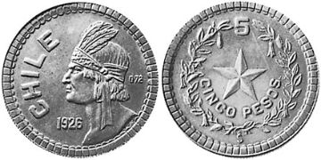 5 Pesos 1926