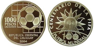 1000 Pesos Uruguayos 2004
