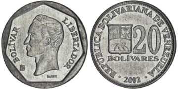 20 Bolívarů 2002-2004