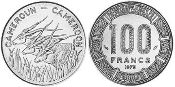 100 Franků 1975-1986