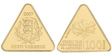 100 Krooni 2007